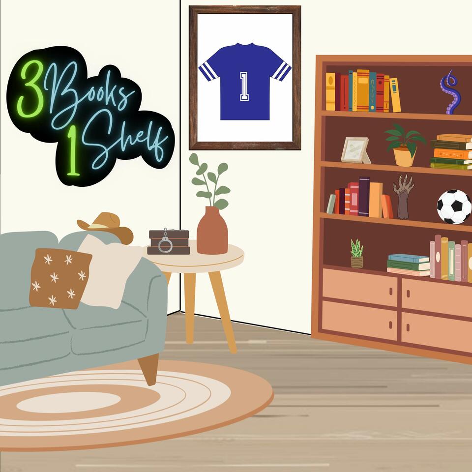 Three Books, One Shelf