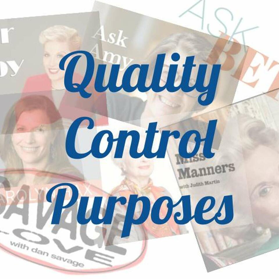 Quality Control Purposes