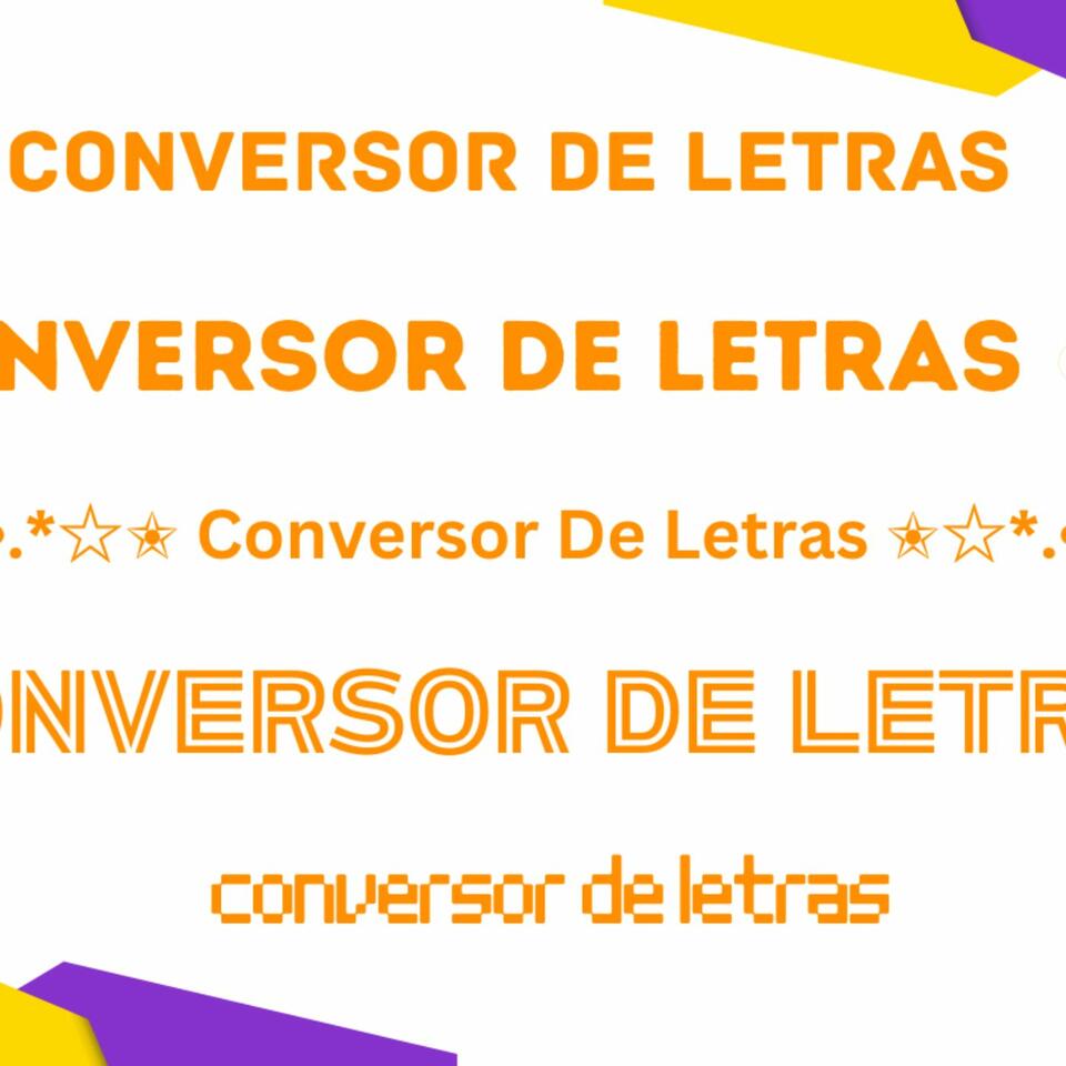 Conversor de Letras y Fuentes Bonitas ⭐ Cortar y Pegar