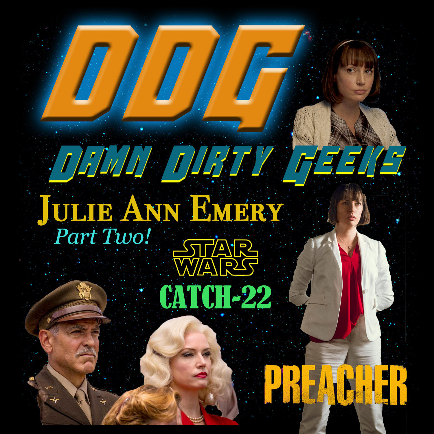 Julie Ann Emery Part 2: Star Wars, Catch-22 and more! - Damn Dirty Geeks |  iHeart