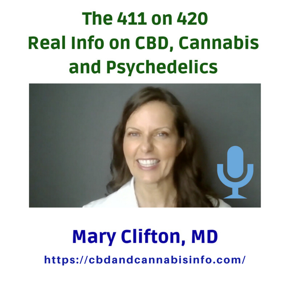 Dr. Mary's The 411 on 420: Real Info on CBD Medical Cannabis podcast