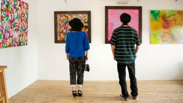 Couple Mistakes $670,000 Abstract Painting For Interactive Exhibit, Paints 