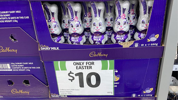 Customers Shocked To Find Cadbury Easter Bunnies Priced At $10 Each