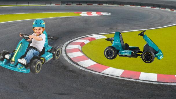 The Internet Is Losing It Over This $199 Aston Martin F1 Go Kart for Kids