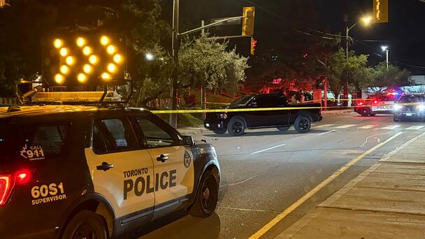 Man rushed to hospital after being struck by pickup truck