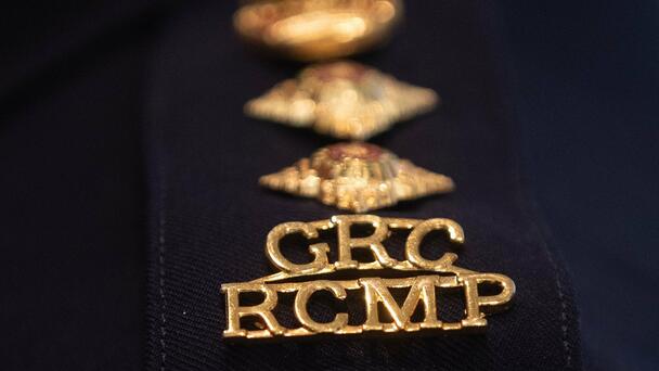 Man arrested after vehicle crashes through front door of RCMP office in Mon