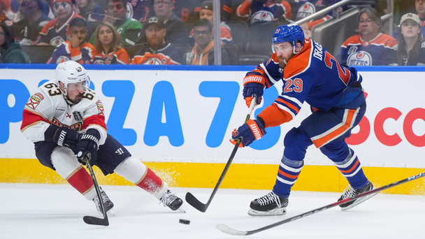 Marchand scores twice as Panthers edge Oilers in Game 5 of Stanley Cup Fina