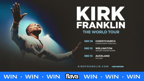 Win tickets to Kirk Franklin The World Tour live in Aotearoa