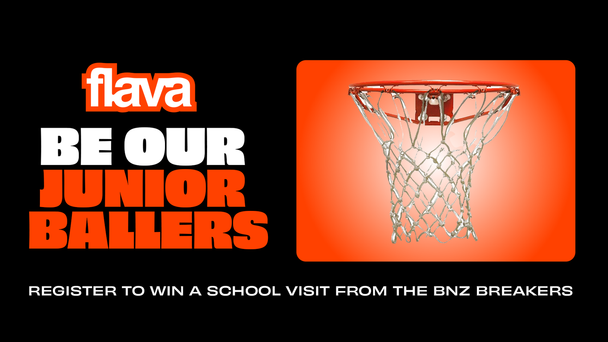 Flava’s Junior Ballers with the BNZ Breakers