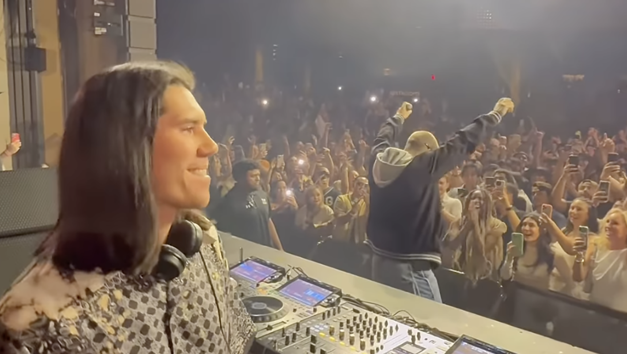 A Justin Bieber Imposter Tricked Security & Performed With Gryffin In Las V