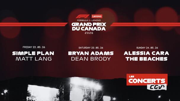 Simple Plan, The Beaches, Bryan Adams To Headline F1 Grand Prix du Canada