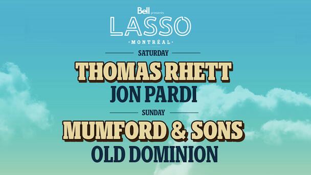 Thomas Rhett, Mumford & Sons to Perform at LASSO Montreal 2026
