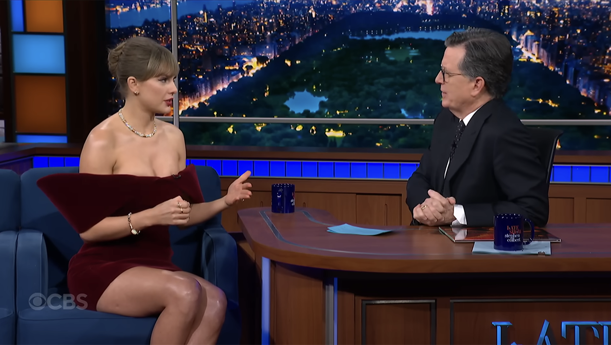 Taylor Swift Revealed Her Favourite Taylor Swift Song To Stephen Colbert