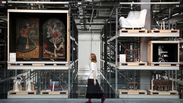 London museum V&A opens vast ‘on-demand’ storehouse to public to see items 