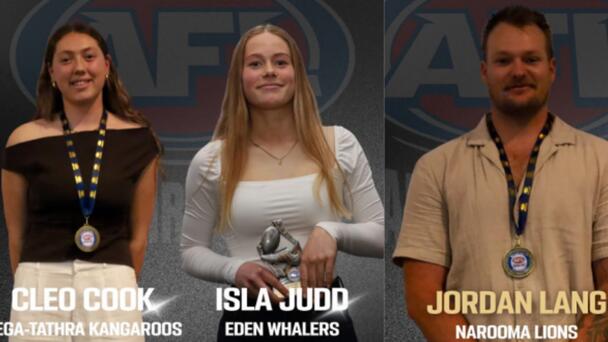Local AFL Best and Fairest players announced