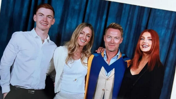 Ronan Keating pays heartwarming tribute to his mum as he is awarded a do...
