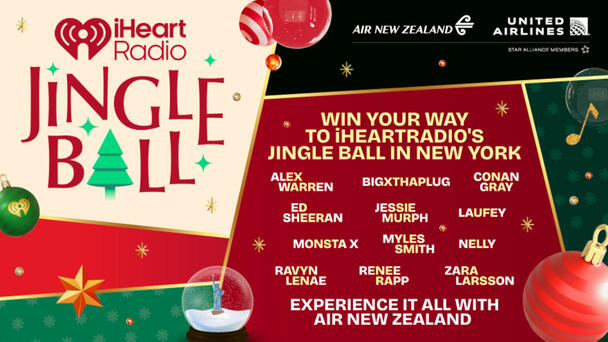 Win a trip for two to iHeartRadio Jingle Ball in New York this December