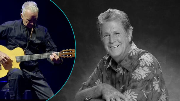 Sting pays tribute to Brian Wilson with performance of 'God Only Knows'