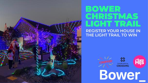 Enter the Bower Christmas Light Trail