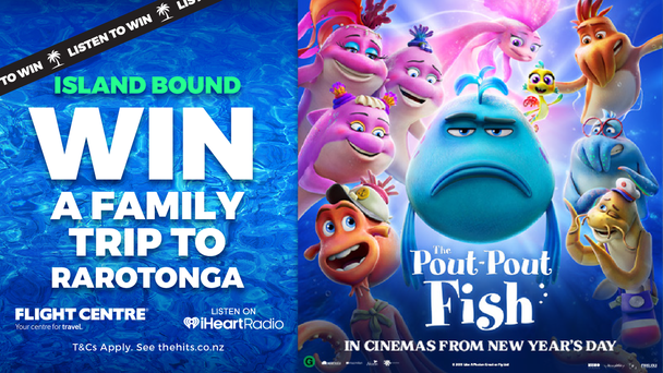 Flip that frown be island-bound: Win a family trip to Rarotonga!