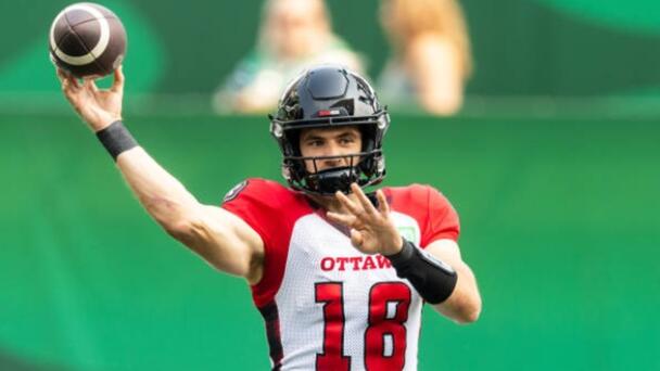 Crum works as Redblacks top QB again, on track to start Saturday
