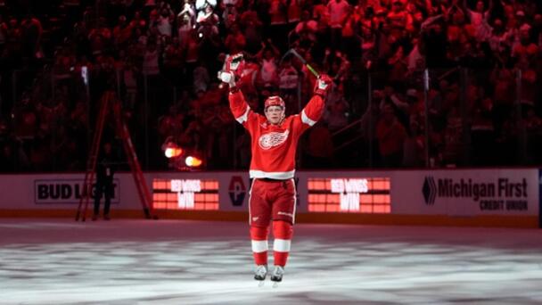 Raymond the hero as Red Wings stay alive with OT win over Habs