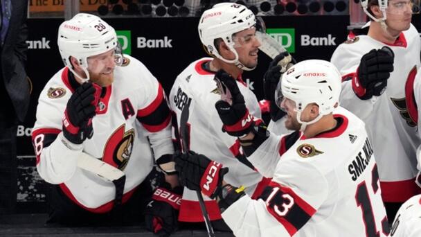 Smejkal, Senators beat Bruins in regular-season finale