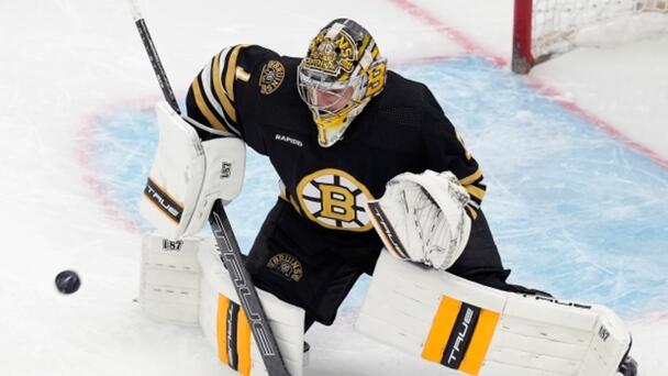Swayman's success against Leafs may bring Bruins rotation to a halt