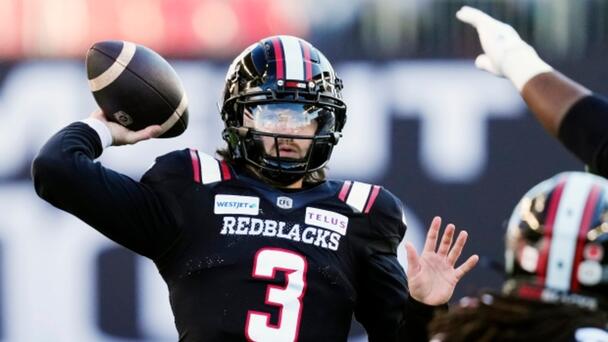 Redblacks QB Brown on track to start against Stampeders