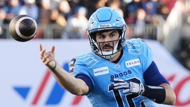 Argos' Kelly absent from practice Wednesday, Arbuckle to start