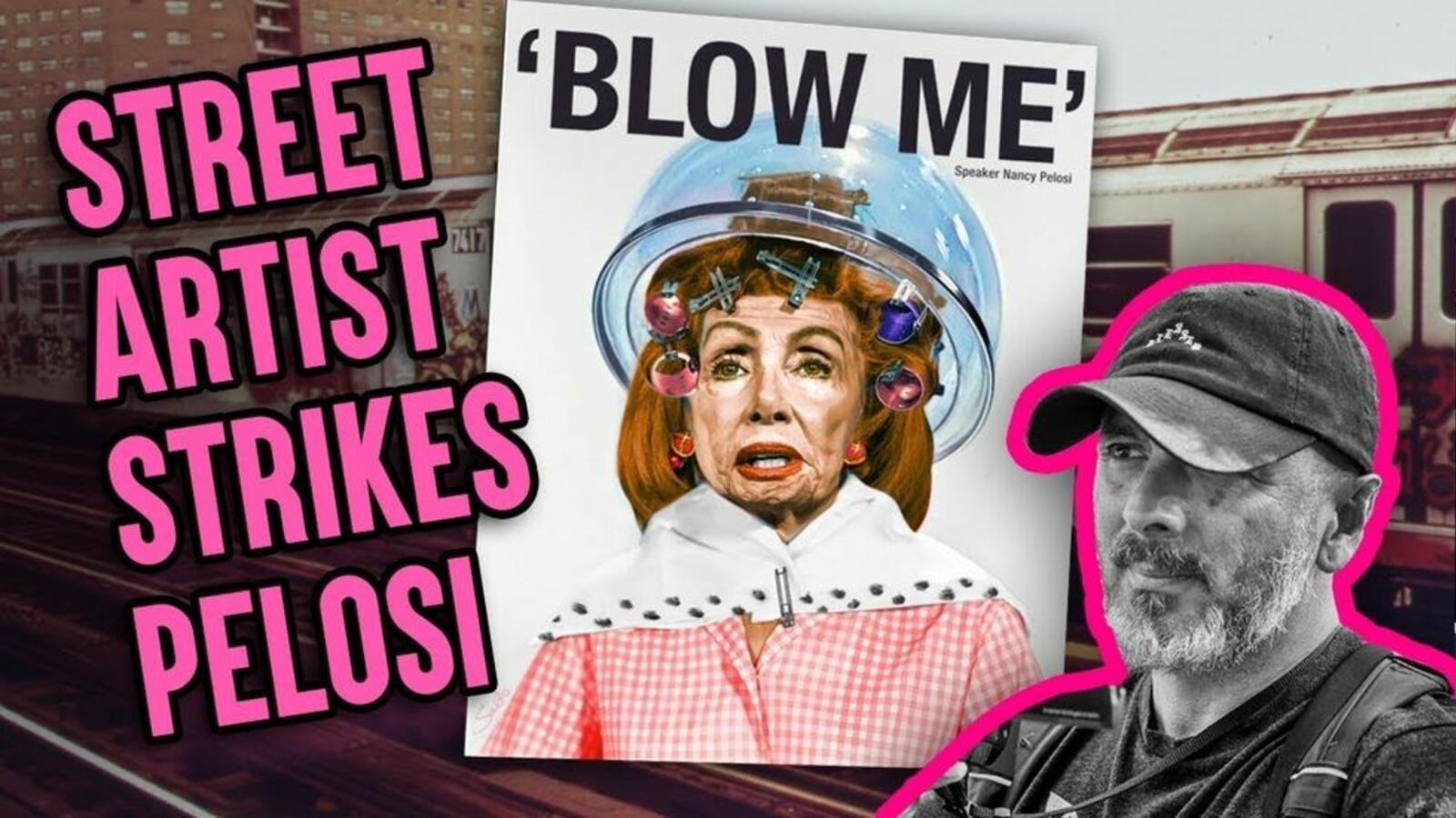 Street Artist Sabo Slams Nancy Pelosi After Hair Salon Hypocrisy I Had Iheartradio