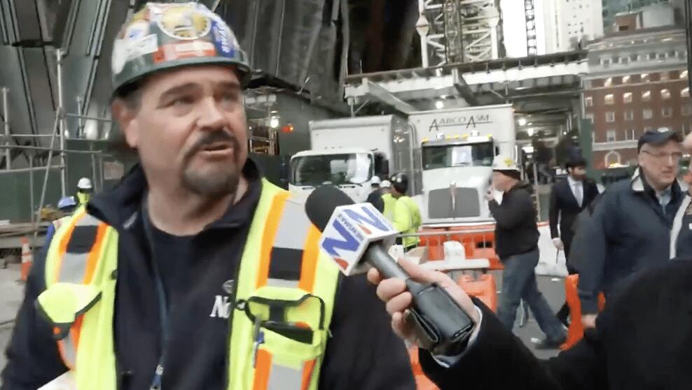 MESSAGE FOR JOE: Construction Worker Goes Viral With Two-Word Message for J