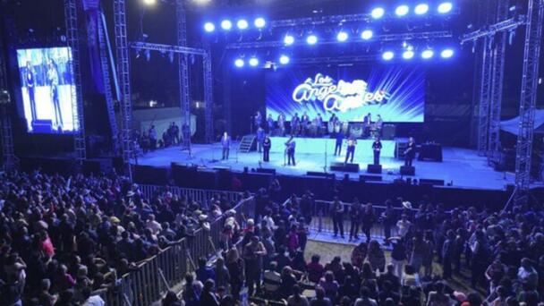 Los Ángeles Azules ofrecen exitoso show en Iztapalapa