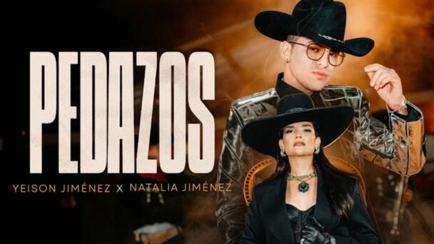 Natalia Jiménez y Yeison Jiménez le cantan al desamor en “Pedazos”