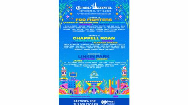 iHeartRadio te invita al Corona Capital con un acompañante