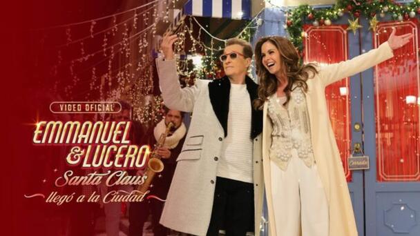 Escucha a Emmanuel y Lucero juntos en “Santa Claus llegó a la ciudad”