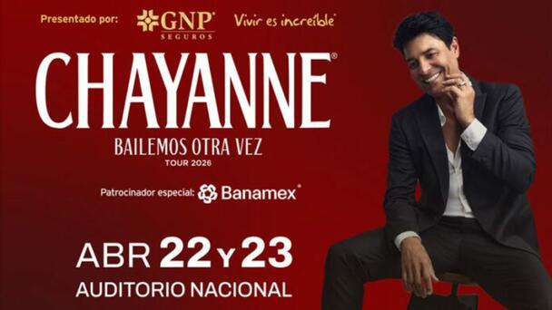 Chayanne anuncia 2 conciertos en la CDMX para 2026