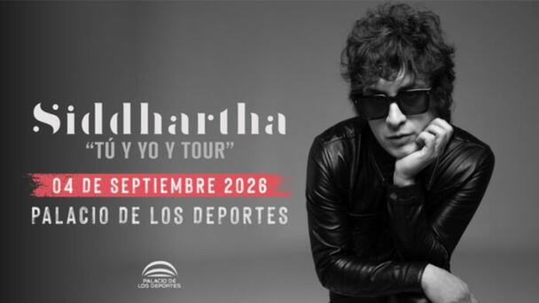Siddhartha anuncia concierto en el Palacio de los Deportes