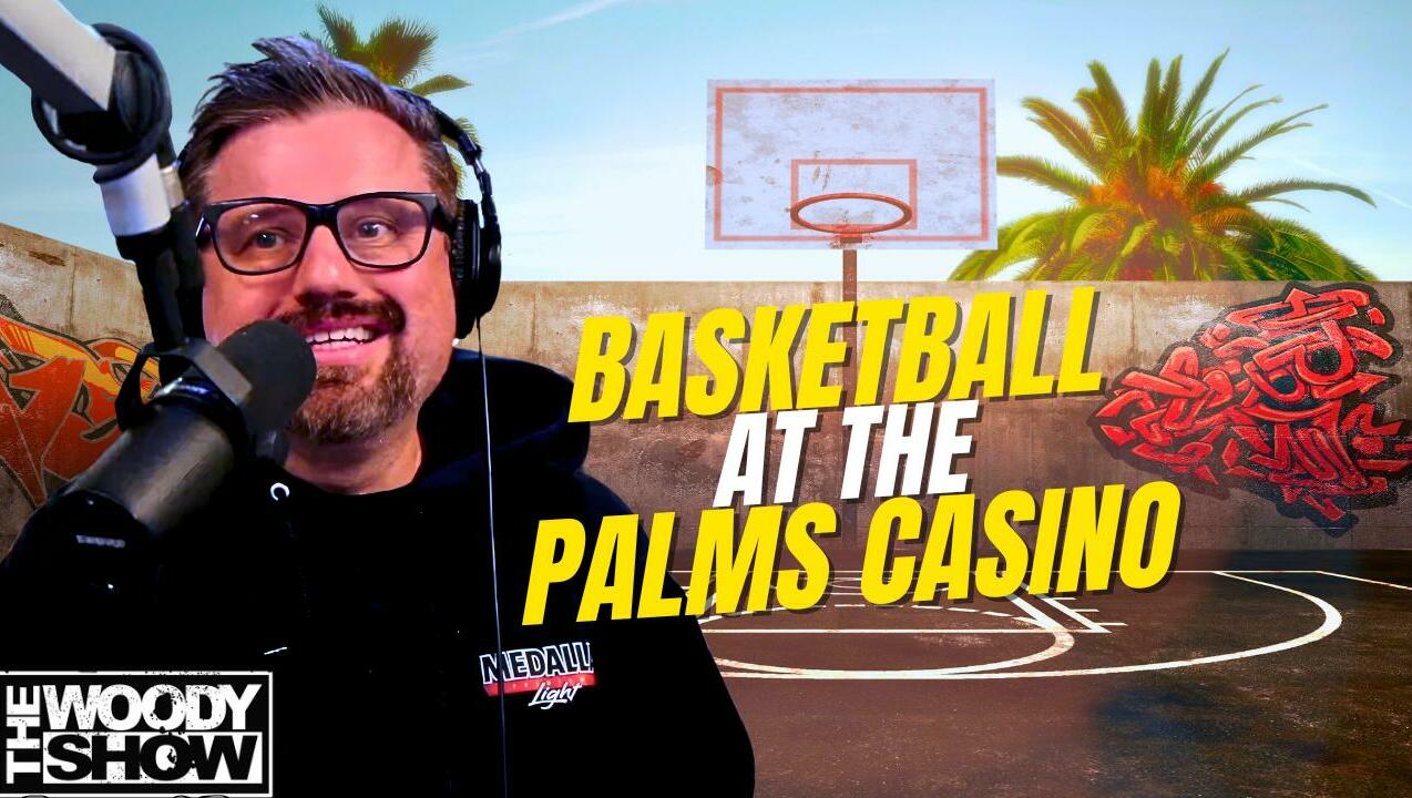 Menace is Shooting Hoops at Palms Casino!